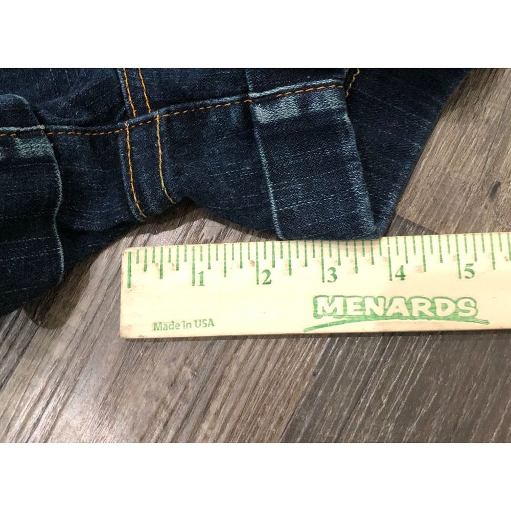 True Religion Womens Size 28 Waist Dark Wash Denim Blue Jeans - Picture 6 of 6